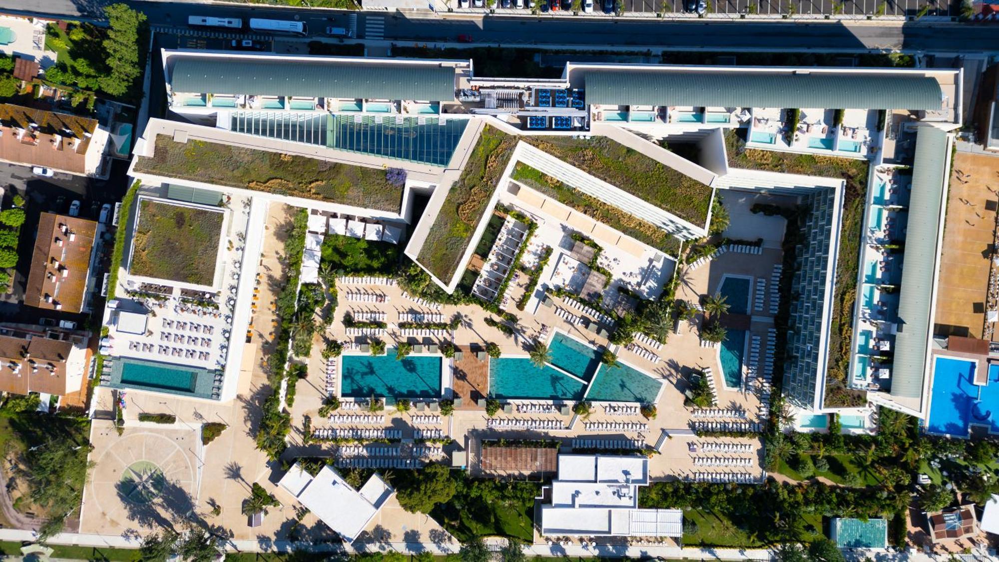 Atzavara Hotel & Spa Santa Susanna Exterior photo Aerial view of the hotel